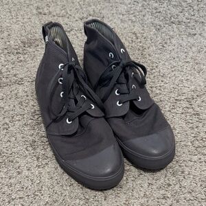 BANGS Grey High Top Sneakers